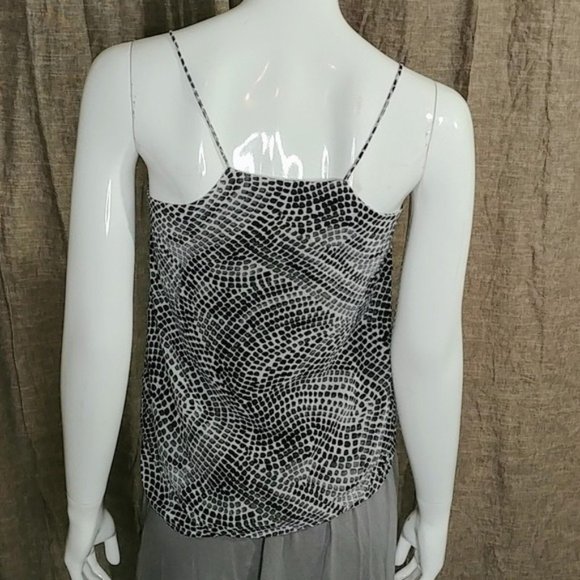 H&M Animal Print Tank Top Spaghetti Strap Size 2 - Picture 6 of 13